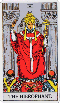 5-教皇のカード正位置